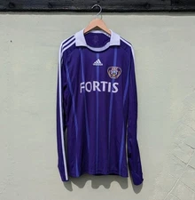 Rare Anderlecht 2008 / 2009 Away Adidas Shirt Mens Size Large Long Sleeve ⚽