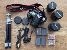 Canon EOS 50D 15.1 MP DSLR w/ 4 Lenses, Many Accessories. Excellent Condition