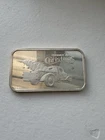 2023 1 Troy oz .999 Fine Silver Christmas Bar Holiday Collectible Slight Tarnish