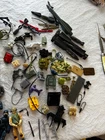 VINTAGE GI JOE: MASSIVE Box-Loose, Mostly disassembled figs + Many Accessories