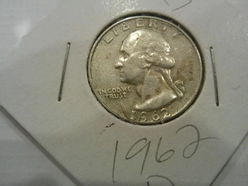 1962-D Washington Quarter Uncirculated  90% Silver