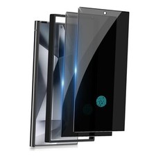 2 Pack for Samsung Privacy Screen Protector Tempered Glass, Galaxy S24 Ultra