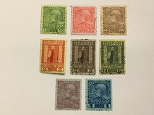 old stamps  AUSTRIA LEVANT   x  8,  1908