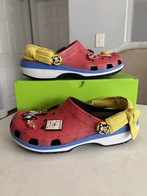 Size 11 Men One Piece Crocs Classic Clog Monkey D. Luffy 212125