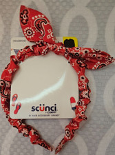Patriotic Red White  Blue Scunci Headband 4th Of July Party Hair Accessories
