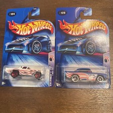 Hot Wheels STAR SPANGLED 2, Cars, 1957 Chevy 3 Spoke Variant, T-Bird 5 Spoke