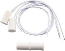 2pcs Recessed Door Magnetic Switch Wired NC Home Security Alarm Contact Sensor