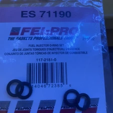 FEL-PRO ES 71190 FUEL INJECTOR 4 O-RING SEAL NEW GM