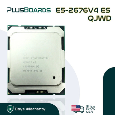 Intel E5-2676 V4 ES 2.4GHz 16C CPU Broadwell 40MB LGA2011-3 x99 Quality Sample