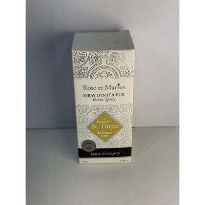 Rose et Marius St Tropez Room Spray 100ml 3.38oz Made in France Luxury Fragrance