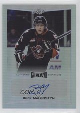 2015-16 Leaf Metal Silver Prismatic Beck Malenstyn #BA-BM1 Auto h3a