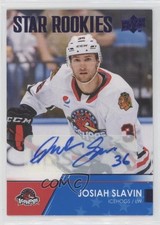 2021-22 Upper Deck AHL Star Rookies Auto Josiah Slavin #140 Auto a4i