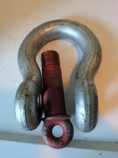 Crosby 1-1/4” Screw Pin Shackle/Clevis  12 Ton WLL