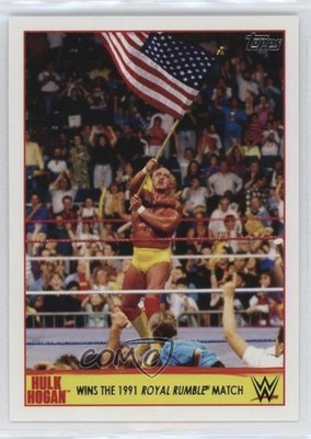 2015 Topps WWE Tribute Hulk Hogan Wins The 1991 Royal Rumble Match #13 5q7