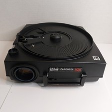 Kodak Carousel 650H Slide Projector Remote Powe Cord And Tray Included Untested