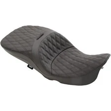 Drag Specialties Touring Seat Double Diamond Stitch for Harley Touring 97-07