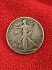 1944 D LIBERTY WALKING HALF DOLLAR AU