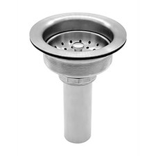 Brushed Nickel Kitchen Sink Drain Assembly - cUPC Certified 304 Stainless Steel,