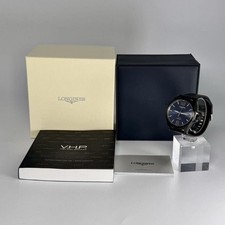 Longines Conquest VHP L3.726.2 Quartz Mens Watch Blue Dial Date 46mm Box Papers