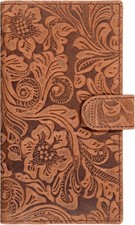 Premium Leather Checkbook Cover For Men  Women Checkbook Holder Wallet RFID