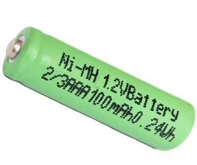 Ni-MH Akku 2/3AAA 1,2V 100mAh für SOLAR-Leuchten Deko Micro AAA Akkus Batterie
