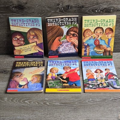 Third-Grade Detectives Scholastic Books Lot of 6 George E Stanley Mystery Series