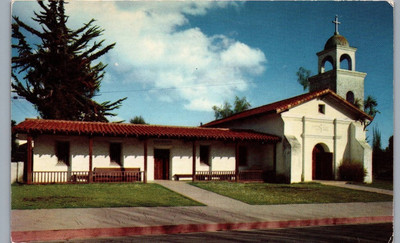 Mission Santa Cruz Replica California Church Postcard | eBay