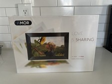 Amor Digital Photo Frame 10.1 Inch - 32GB - Alexa Google Apple Compatible - NEW