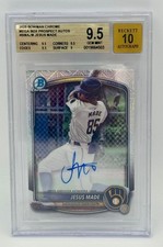 2025 Bowman - Chrome Prospect Mega Box Auto JESUS MADE #BMA-JM BGS 9.5/ AUTO 10