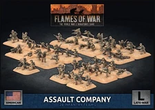 Flames of War UBX86 Assault Company Late War (88 Figures) Gaming Miniatures
