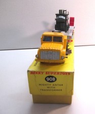 Dinky Toys, 908 Mighty Antar with Transformer Load, rare Original,