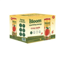 Bloom Crisp Apple Energy Drink 12 PACK LIMITED FALL EXCLUSIVE FREE SHIPPING