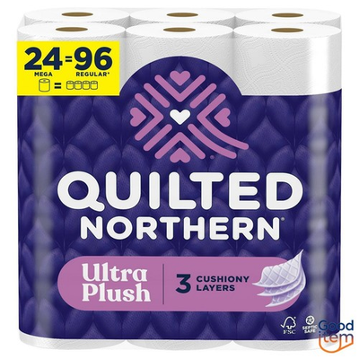 #ad #ad Quilted Northern Ultra Plush Toilet Paper Count 24 $30.20