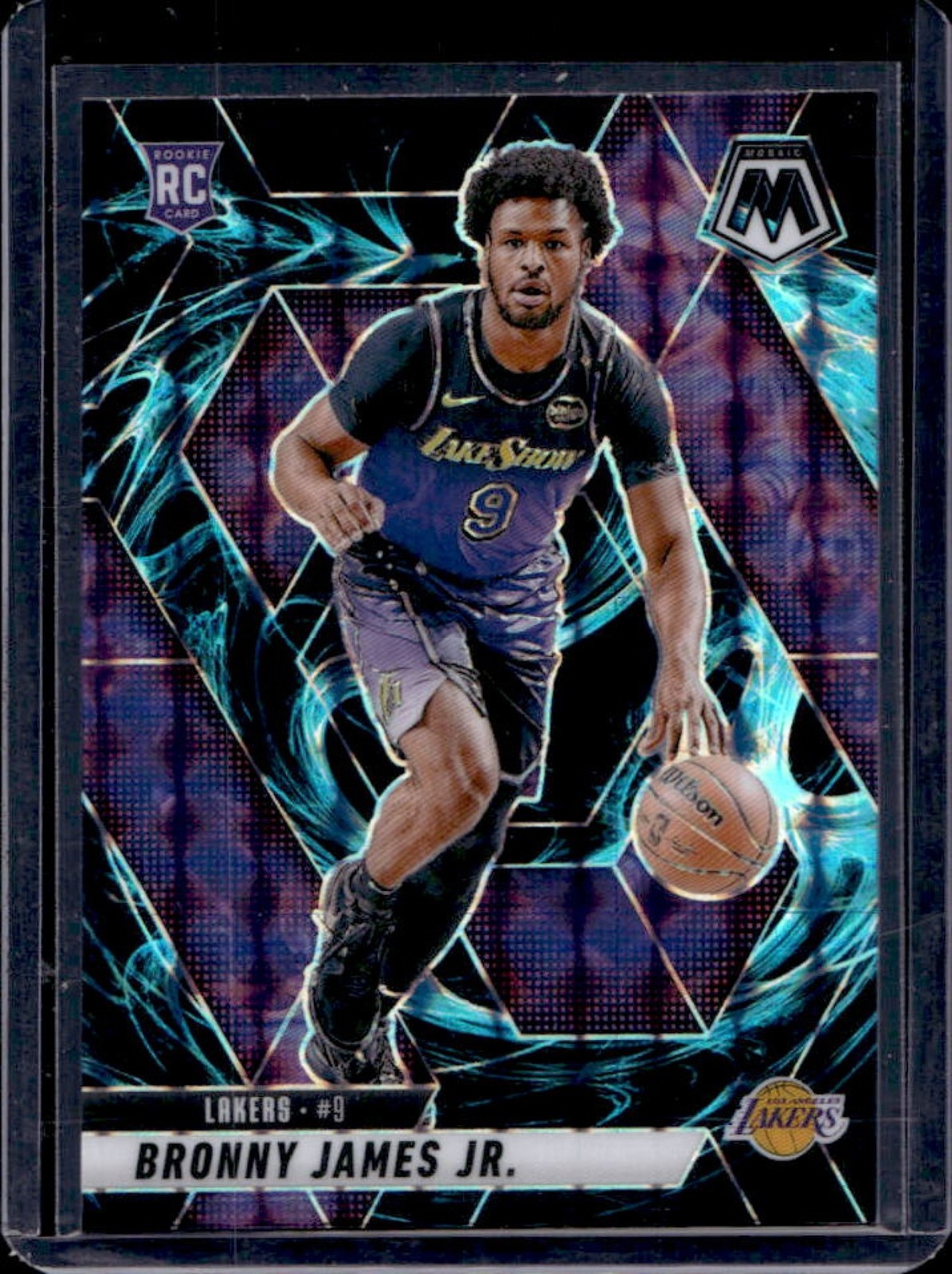 2024-25 Mosaic Bronny James Jr. SP Genesis RC #214 Lakers