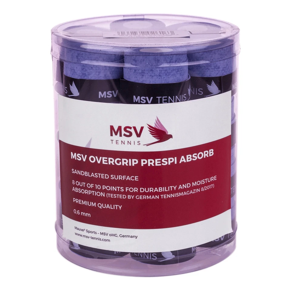 MSV Overgrip Prespi 24er Pack Tennisovergrip hellblau - Bild 1 von 1