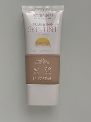 COVERGIRL Clean Fresh Blurring Skin Tint SPF 30 410 Fair Neutral 1 fl oz
