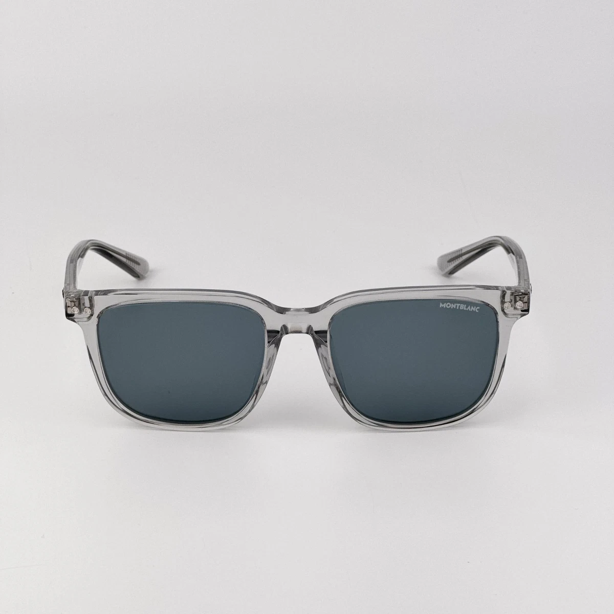 Montblanc Women Sunglasses Grey Blue Round MB0324S 003 NEW AUTHENTIC Montblanc MB0324S Sunglasses | Prescription and Non-RX  main image 4