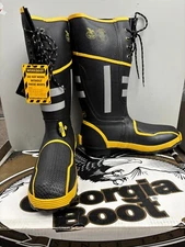 Georgia Boots GR610 Steel toe Rubber Met-Guard Miner's Boot