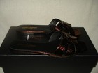 AUTH NEW WOMEN YVES SAINT LAURENT TRIBUTE NU PIEDS SNAKESKIN SLIDE SANDAL US 7 — photo 5