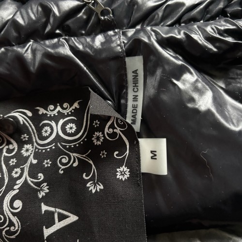 My Anorak Duck Down Full Zip Shiny Vest Pockets In Black Women’s Size M Packable - Bild 6 von 11