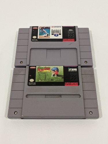Super Nintendo SNES Lot of 4 Games Baseball ABC Monday Night Football + - Picture 5 of 7