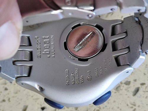 Swatch Beat Aluminum Digital Watch 1999 Work - Picture 4 of 13