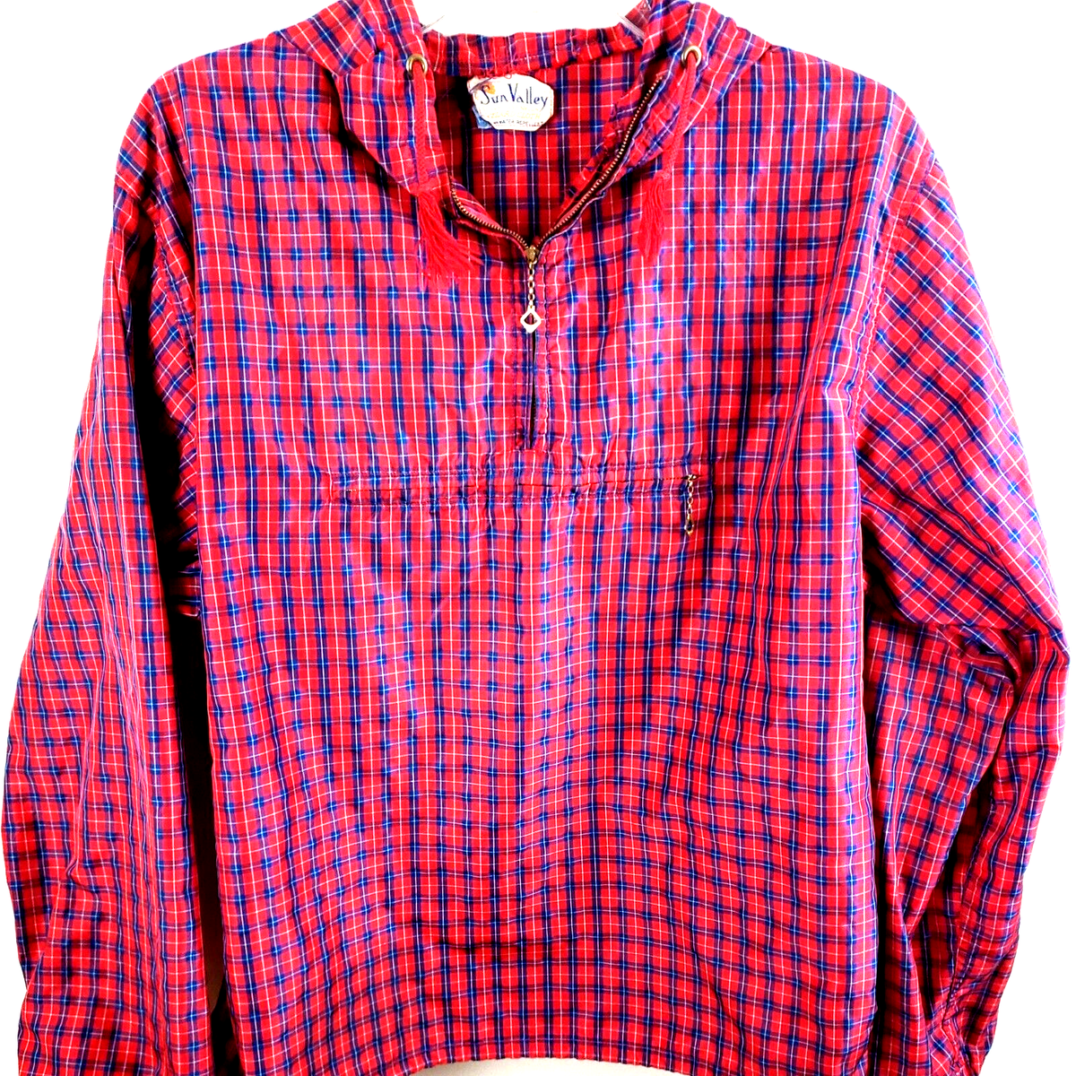 60s Sun Valley Blizzard Cloth 1/4 Zip Pullover Anorak 60s Sun Valley Blizzard Cloth 1/4 Zip Pullover Anorak