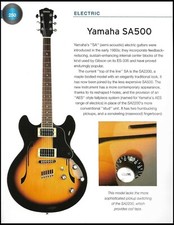 Yamaha SA500 + Pacifica 112 (with MIDI) electric guitar history pin-up article