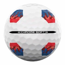 12 Callaway Chrome Soft Truvis Red/Blue TruTrack AAAAA/Mint Used Golf Balls