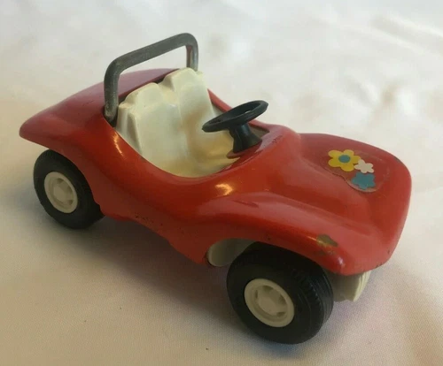 Vintage Tonka Orange Dune Buggy 1970s Pressed Steel 55340 Made in USA 1/24 Scale