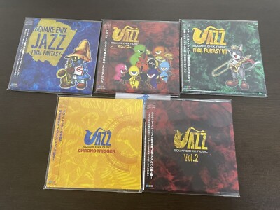 SQUARE ENIX JAZZ Vol.1-5 Complete Set JPN | Final Fantasy, Chrono
