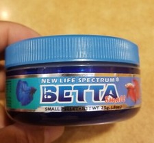 New Life Spectrum Betta Pellets Fish Food Small Pellet 8 Oz