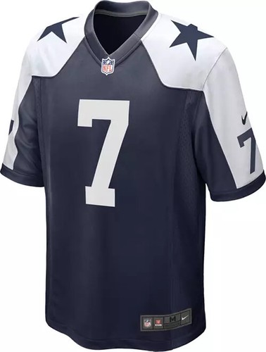 Dallas Cowboys Trevon Diggs #7 Nike Navy Alternate Official NFL Game Jersey - 第 3/3 張圖片