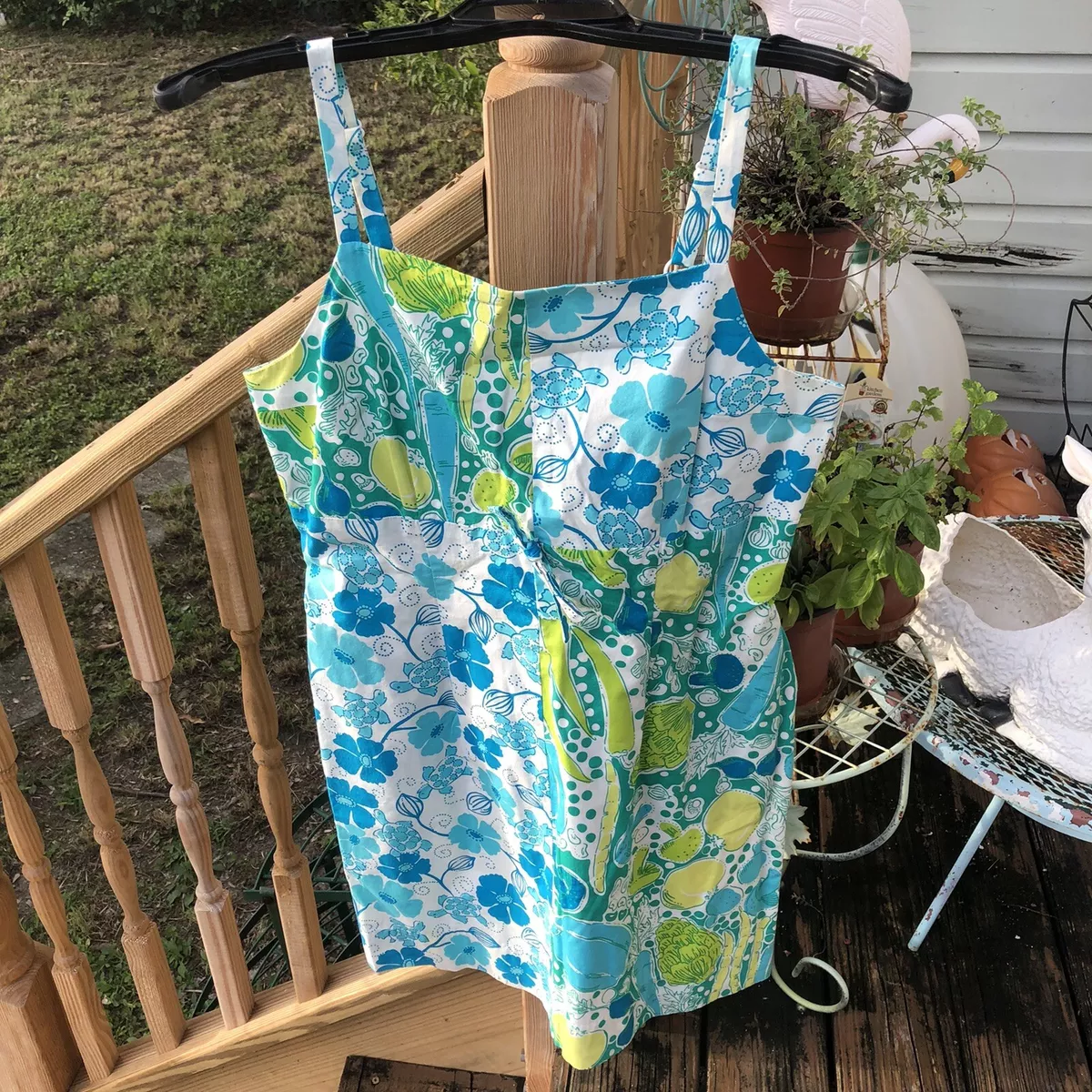 Vegetable print dress cheap